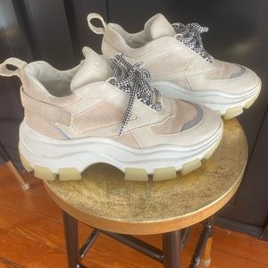 Prada platform sneaker size 38.5, fits 8-8.5 US